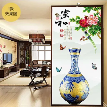 

Customized Chinese Wind Sliding Door Sticker Bathroom Foil Glass Foil Decorative Electrostatic Cellophane Home and Squid