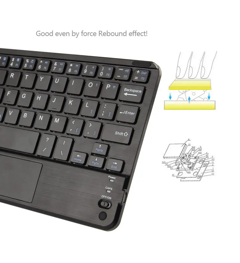 Bluetooth клавиатура для lenovo ThinkPad 10 Gen 2 планшетный ПК Miix 320 300 MIIX510 miix310 700 720 410 беспроводная клавиатура сенсорный Чехол