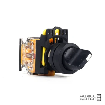 

5 PCS Push button switch Selector switch Short handle 2-Position Latching OR Momentary Waterproof IP40 LA115-B1-11X