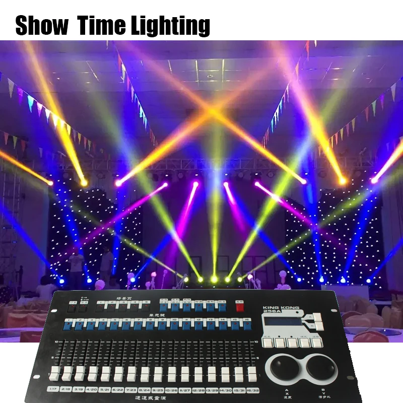 Профессиональный контроллер DMX 512 консоль управления 256A dmx с flycase имеет встроенную