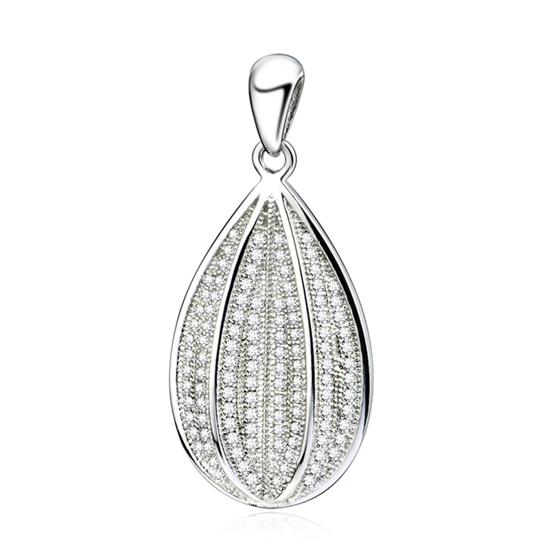 Gnd0811 Новинка 2017 года 925 серебро прекрасный сладкий кристалл CZ блестящие Ожерелья для мужчин Подвески, Модные украшения подарок для Для