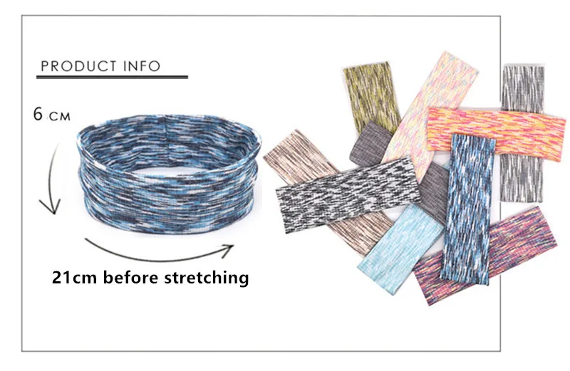 Высокая эластичность, унисекс, спортивная повязка для волос, повязка на голову, быстросохнущая повязка на голову, повязка для йоги, бега, спортзала, гонок, впитывающая повязка на голову