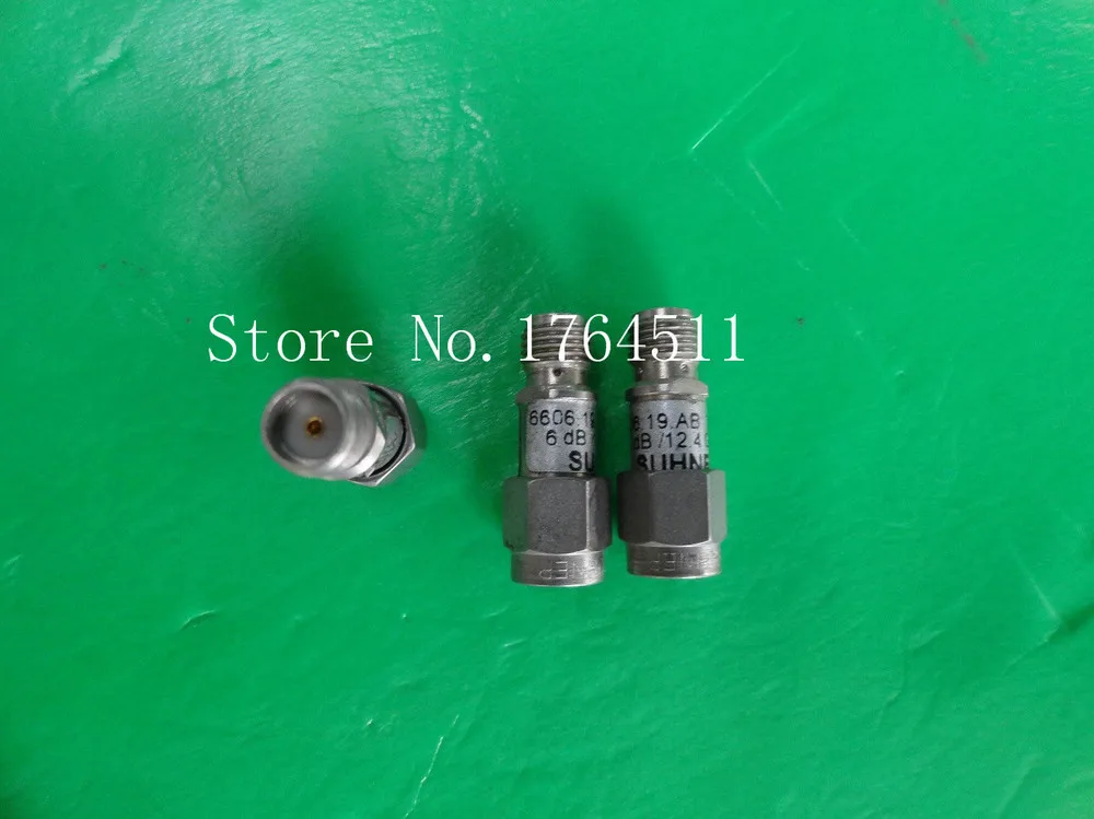 

[BELLA] SUHNER 6606.19.AB DC-12.4GHz 6dB 2W SMA coaxial fixed attenuator --5PCS/LOT
