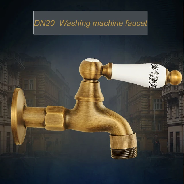 KOYIDA Antique Garden Taps Decorative Garden Faucets Brass Outdoor