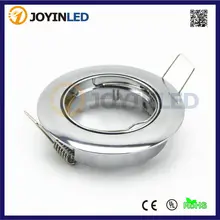 10 шт. Хромированный Цвет GU10 Светодиодный точечный светильник кольцо для дома GU10 MR16 GU5.3 светодиодный светильник