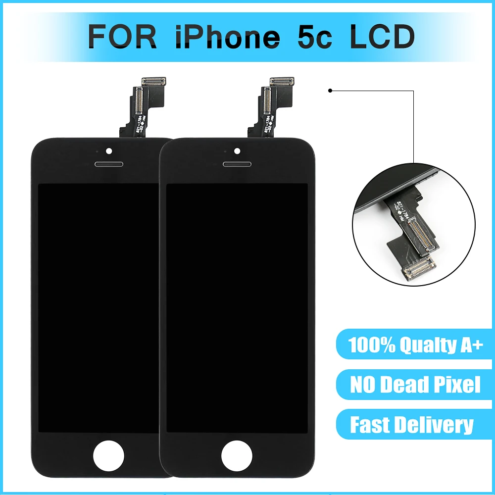 

LCD Assembly Glass Touch Screen Digitizer Display Replacement For iPhone SE 5C Free shipping