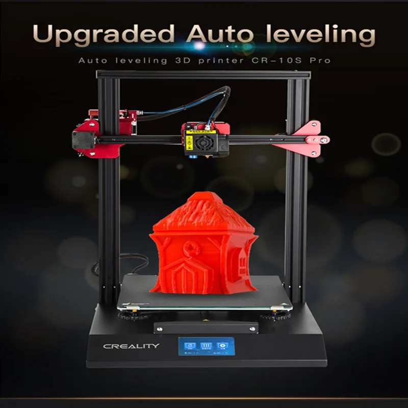 buy Creality CR 10S Pro 3D Printer Kits Industrial grade Larger size Imported Teflon tube Single row design Double screw