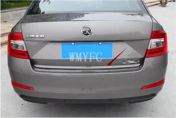 

FIT FOR 2014-2017 for skoda Octavia A7 CHROME REAR BOOT DOOR TRUNK COVER TRIM TAILGATE GARNISH MOLDING STRIP Accessories 1PCS