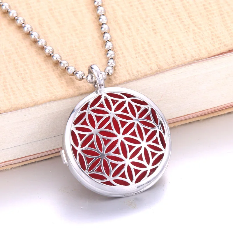 kaleidoscope Aroma Diffuser Necklace Perfume Essential Oil Diffuser Aromatherapy Locket Pendant