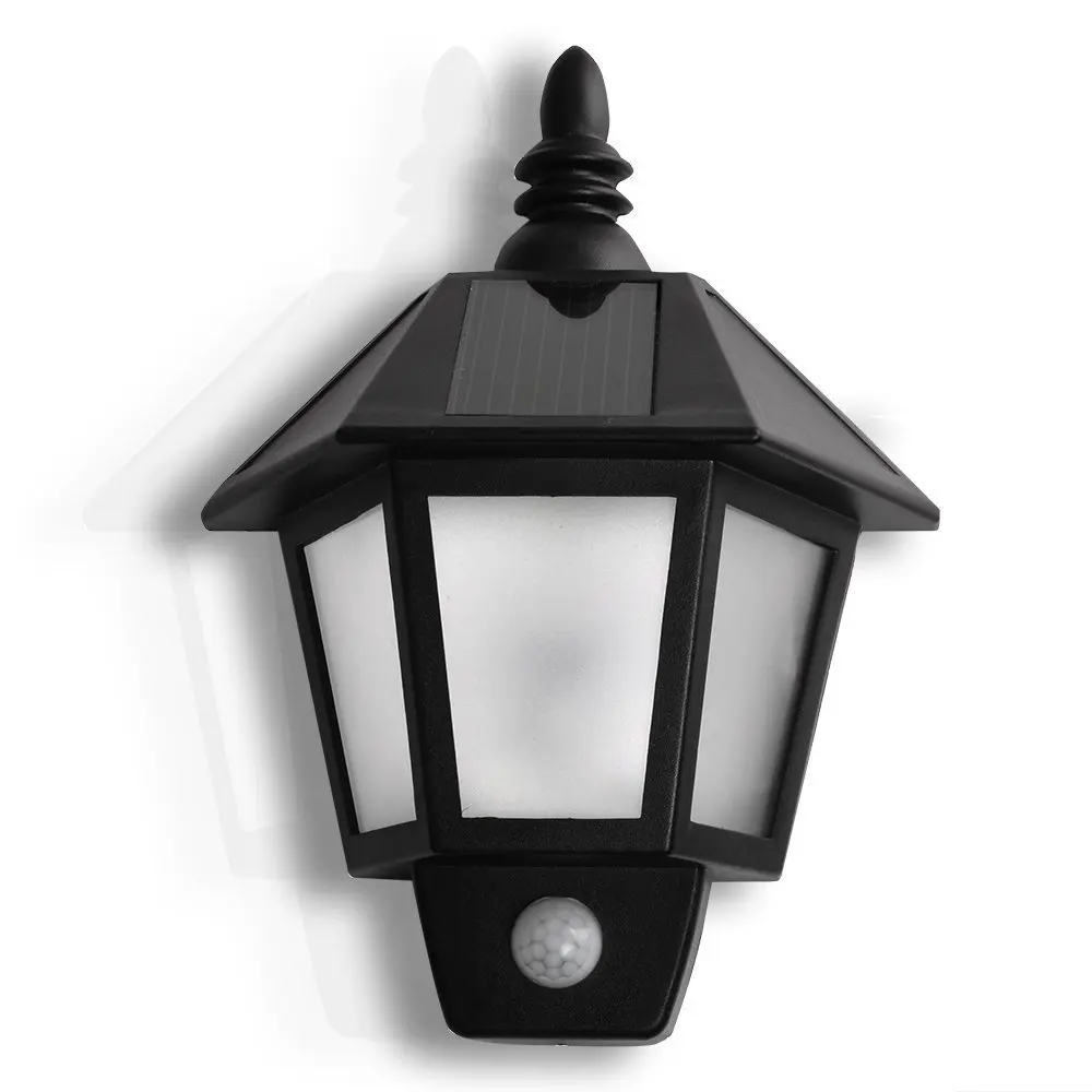 

Free shipping Motion Sensor Wall Light Solar Power Porch Lamp