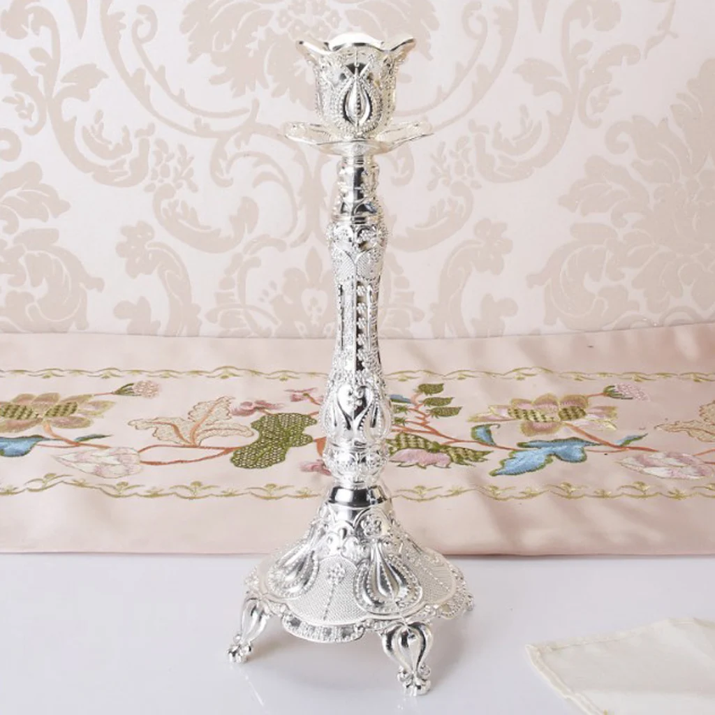 1/3/5 Heads Vintage Desktop Candle Holder Candlestick Candelabra Mood Light Accessories Home Table Dining Decoratons