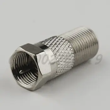 

RF electrical adapter F Plug to F Jack Straight Coaxial adapter Male and Female