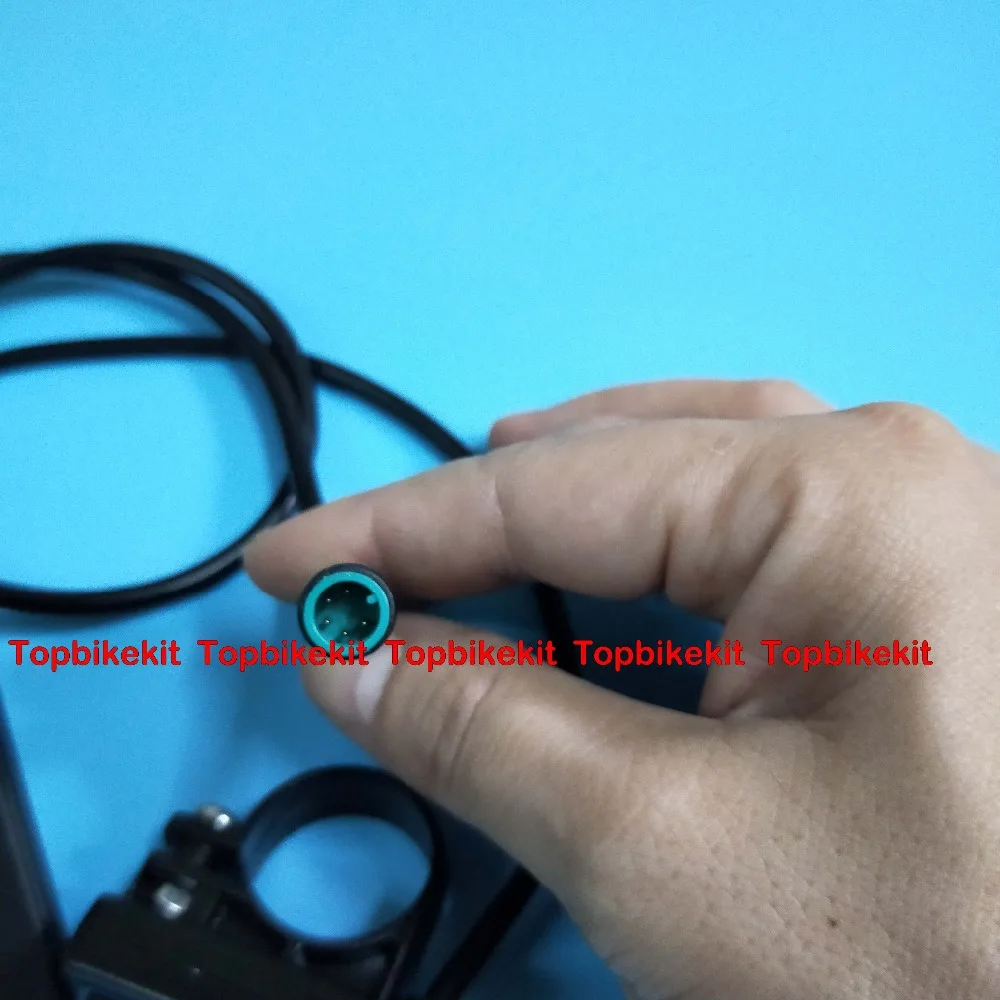 KT LCD8H Color matrix Display Meter 24V36V48V with Junlei 5pins waterproof connector (3) - 