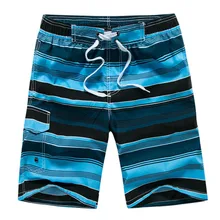 Мужская одежда для плавания, плавательные мужские трусы, мужские повседневные полосатые с принтом, пляжные, карманные, для серфинга, для плавания, ming, свободные шорты# XTN