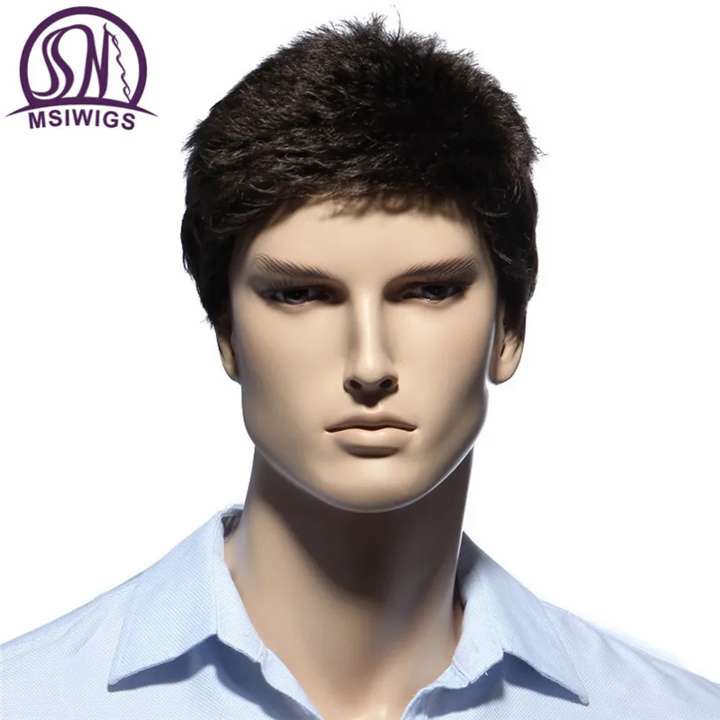 perruque homme cheveux naturels