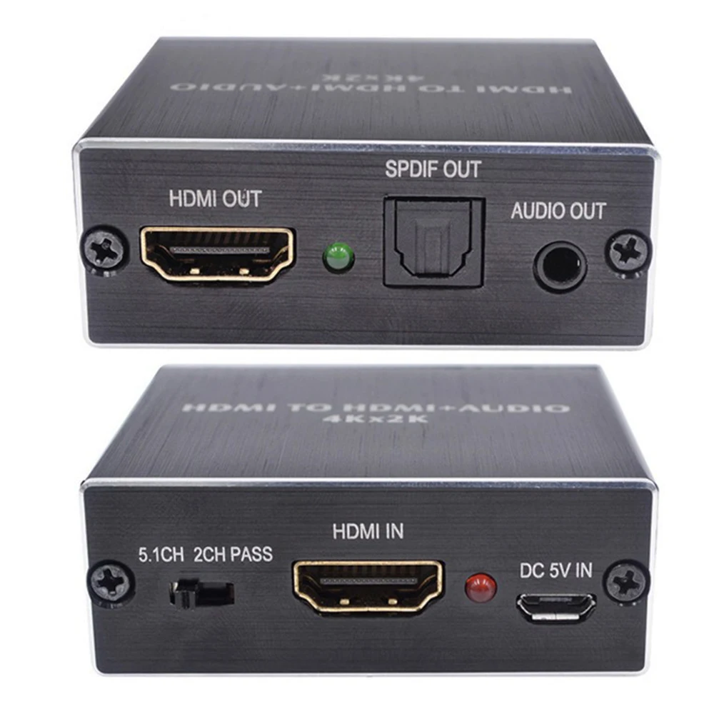 4K x 2K HDMI аудио экстрактор конвертер сплиттер в оптический TOSLINK SPDIF + 3 5 мм стерео