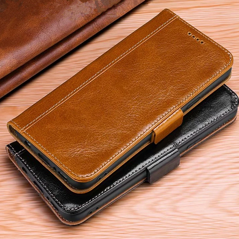genuine leather flip case  (12)