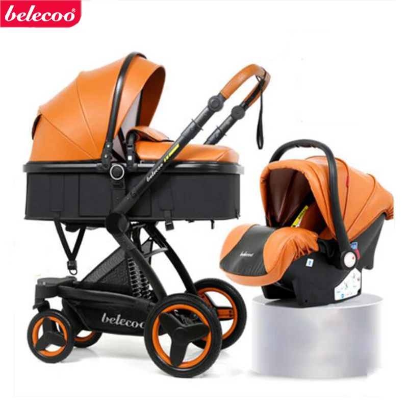 Belecoo baby cart 2 in 1. 3 in 1 Can sit and lie down fold Two way