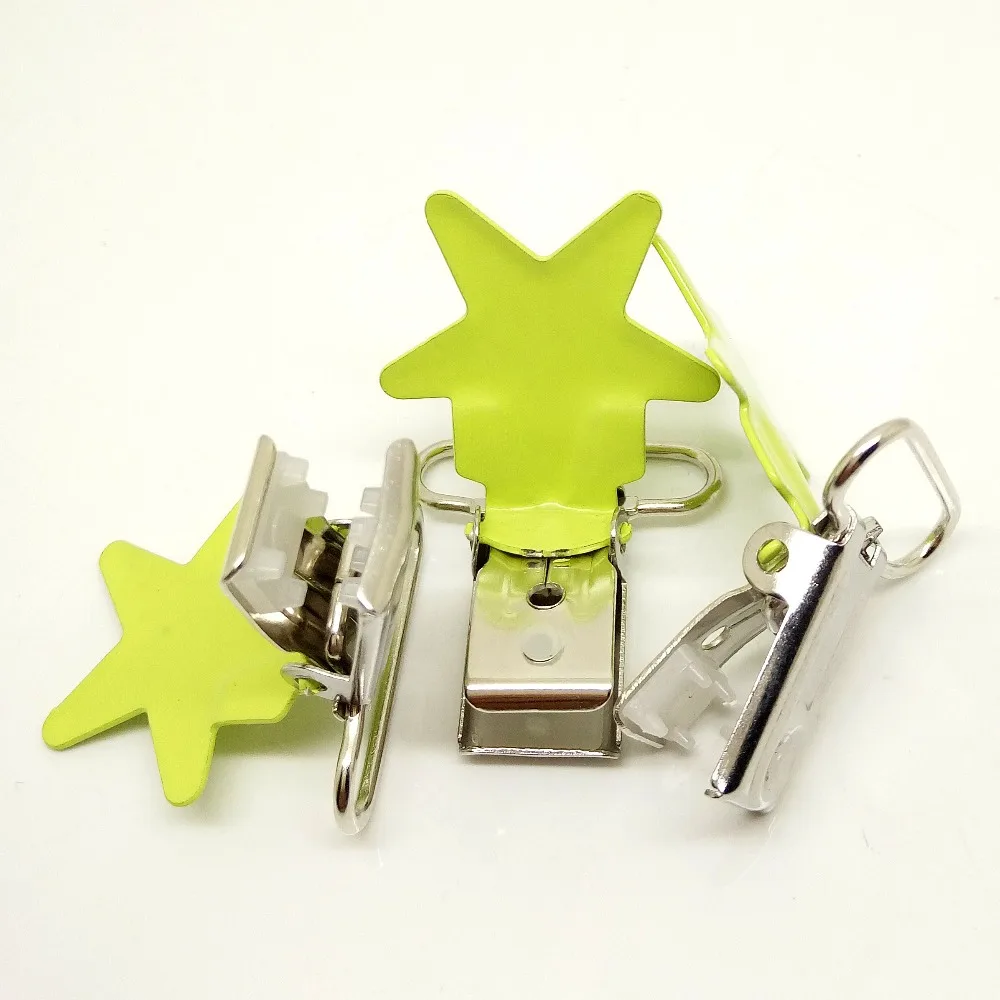 Зажимы на подтяжках Lime star 100 шт соска зажимы металлическая Глянцевая