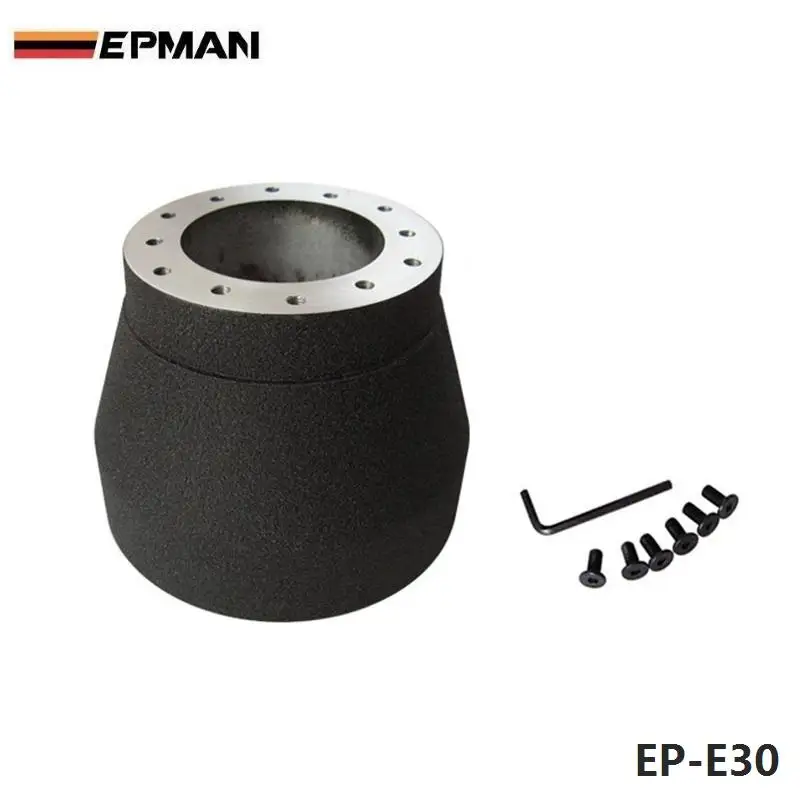 Prix pour EPMAN-Noir Volant de Course Hub Adapter Boss Pour BMW E30 EP-E30 Prix pour EPMAN-Noir Volant de Course Hub Adapter Boss Pour BMW E30 EP-E30