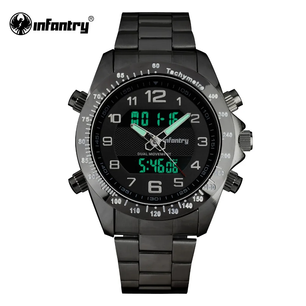 Prix pour INFANTRY Hommes Montres À Quartz Alarme Militaire Numérique Montres de Sport Top Marque De Luxe En Acier Plein Horloge 2017 Relogio Masculino Prix pour INFANTRY Hommes Montres À Quartz Alarme Militaire Numérique Montres de Sport Top Marque De Luxe En Acier Plein Horloge 2017 Relogio Masculino