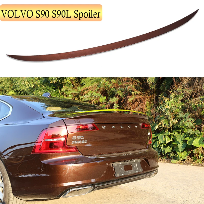 Для Volvo S90 S90L 2017 2018 заднего крыла Спойлер магистральные загрузки крылья Спойлеры