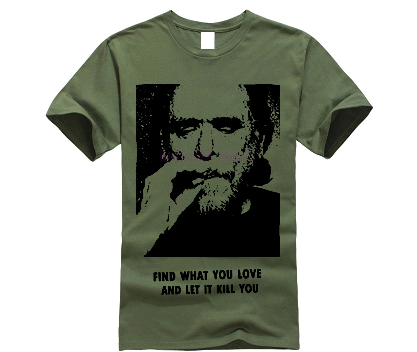 2019 Новая летняя тонкая футболка Charles Bukowski с цитатами для мужчин найти то что вы