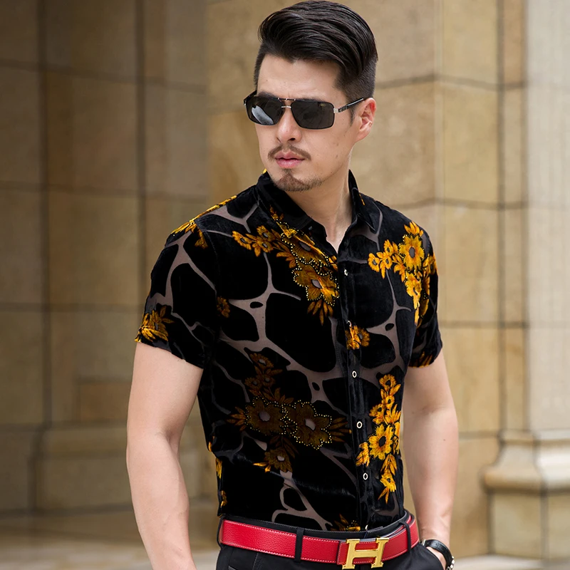 two color men's shirts