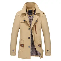 2019 Мужская куртка, пальто, модный Тренч, новое весеннее Брендовое повседневное зауженное пальто, куртка, верхняя одежда, мужской деловой