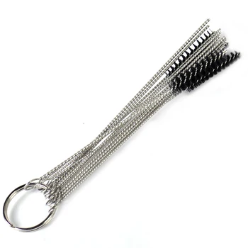 

CITALL Motorcycle Car 10 Cleaning Needles 5 Brushes Carburetor Carbon Spray Gun Airbrush Dirt Jet Remove For VW Audi Ford Toyota