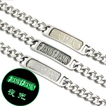 Светящийся браслет из титановой стали с изображением Иисуса, ювелирные изделия и аксессуары, модные ювелирные браслеты