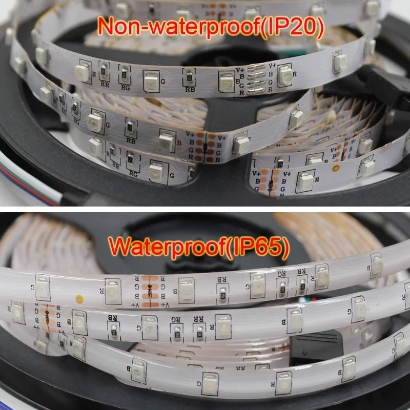 SMD3528 RGB Светодиодные ленты 60 светодиодный/м 5 м 10 15 Декор диод Гибкая ленточная tiras