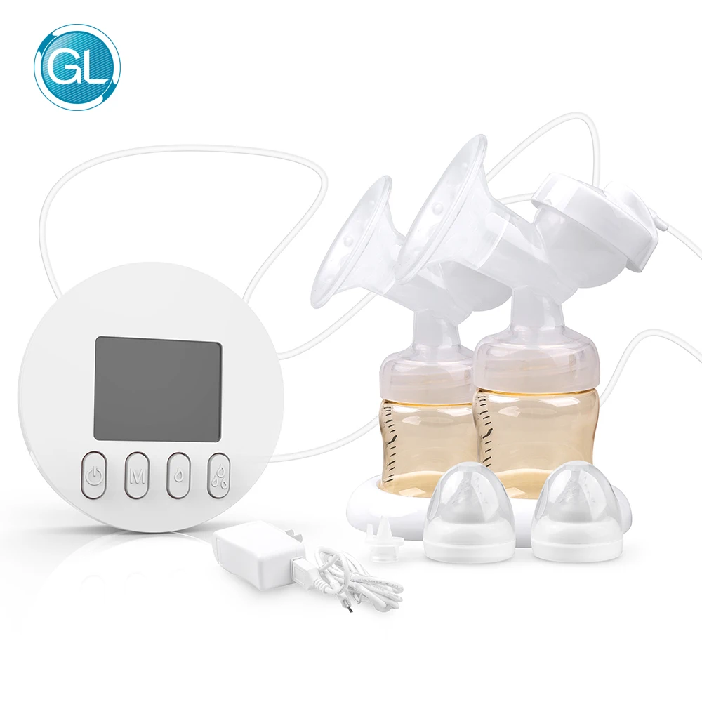 

GL Comfortable FDA Approved Electric Double Breast Pump 9 level Automatically Breast Milk Suction Device Baby Breastmilk Feeding