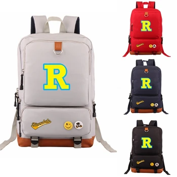 

American TV Riverdale South Side Backpack Bags for Teenagers Boys and Girls Canvas Travel Shoulder Bag Laptop Students Backpack