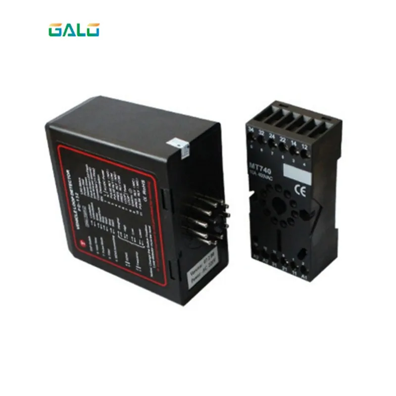 

PD-132 Loop Car Detector Automatic Door Opener Barrier Door Traffic Sensing Single Channel Loop Vehicle Detector Compatible Nort