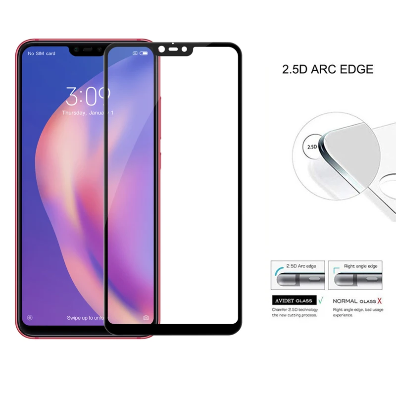 Full-Cover-Tempered-Glass-For-Xiaomi-mi-8-lite-Screen-Protector-NILLKIN-CP-Anti-Explosion-Protec