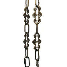 WOERFU 32 дюймов античная бронза Отделка Декоративные сливы сумка с ручками-цепочками для подвешивания, освещение