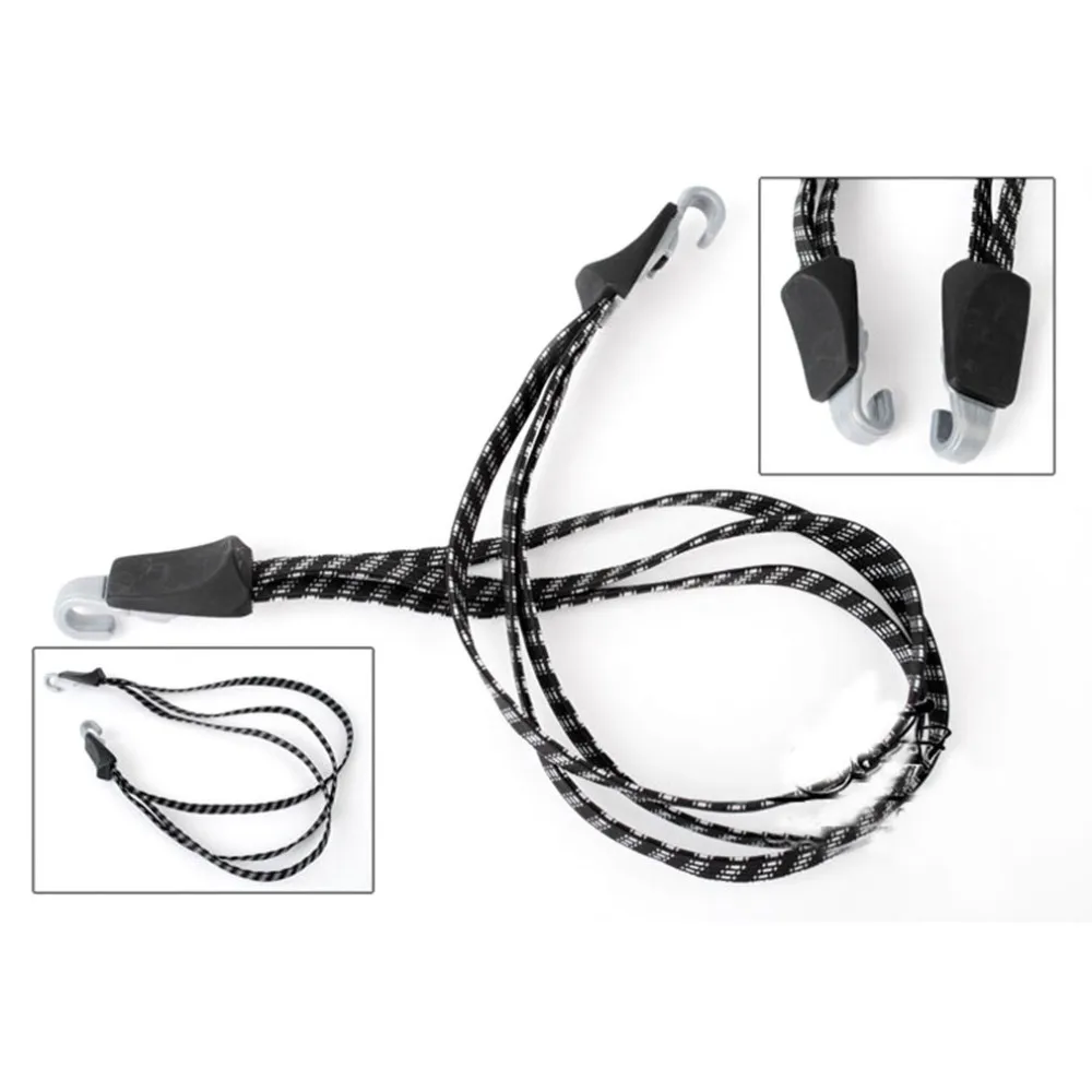 Sale 1 pc 68cm Durable Bike Bicycle Hook Tie Bungee Elastic Cord Luggage Strap Rope wholesale 4