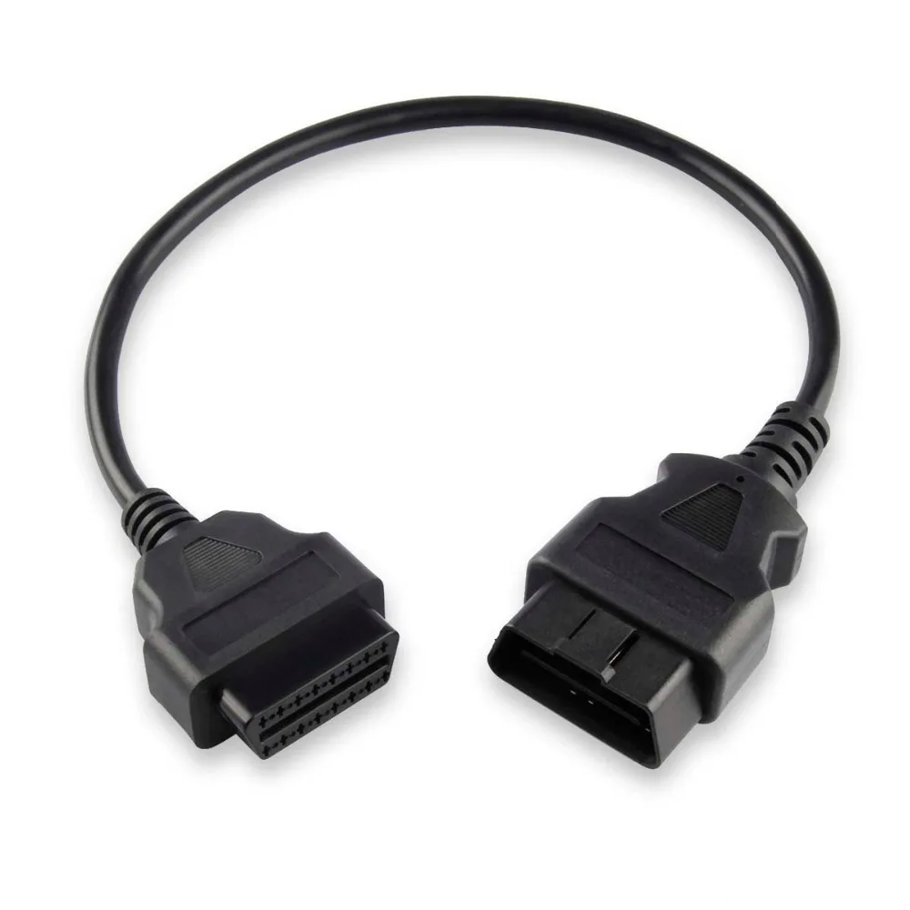 5 шт. OBD 2 диагностический разъем 16Pin OBDII Кабельный адаптер передачи OBD2