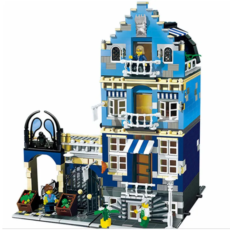 

15007 Create Series FACTORY Market Street 10190 Building Blocks 1275Pcs Bricks Compatible With Legoings Creator 10190