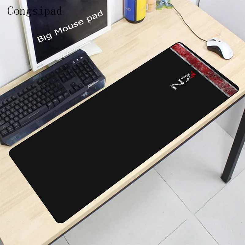 

Congsipad Speed Mass Effect N7 Game Logo Large Mouse Pad Stylish Stitched Edge Computer Mice Mat Gaming Mousepad For CSGO DOTA