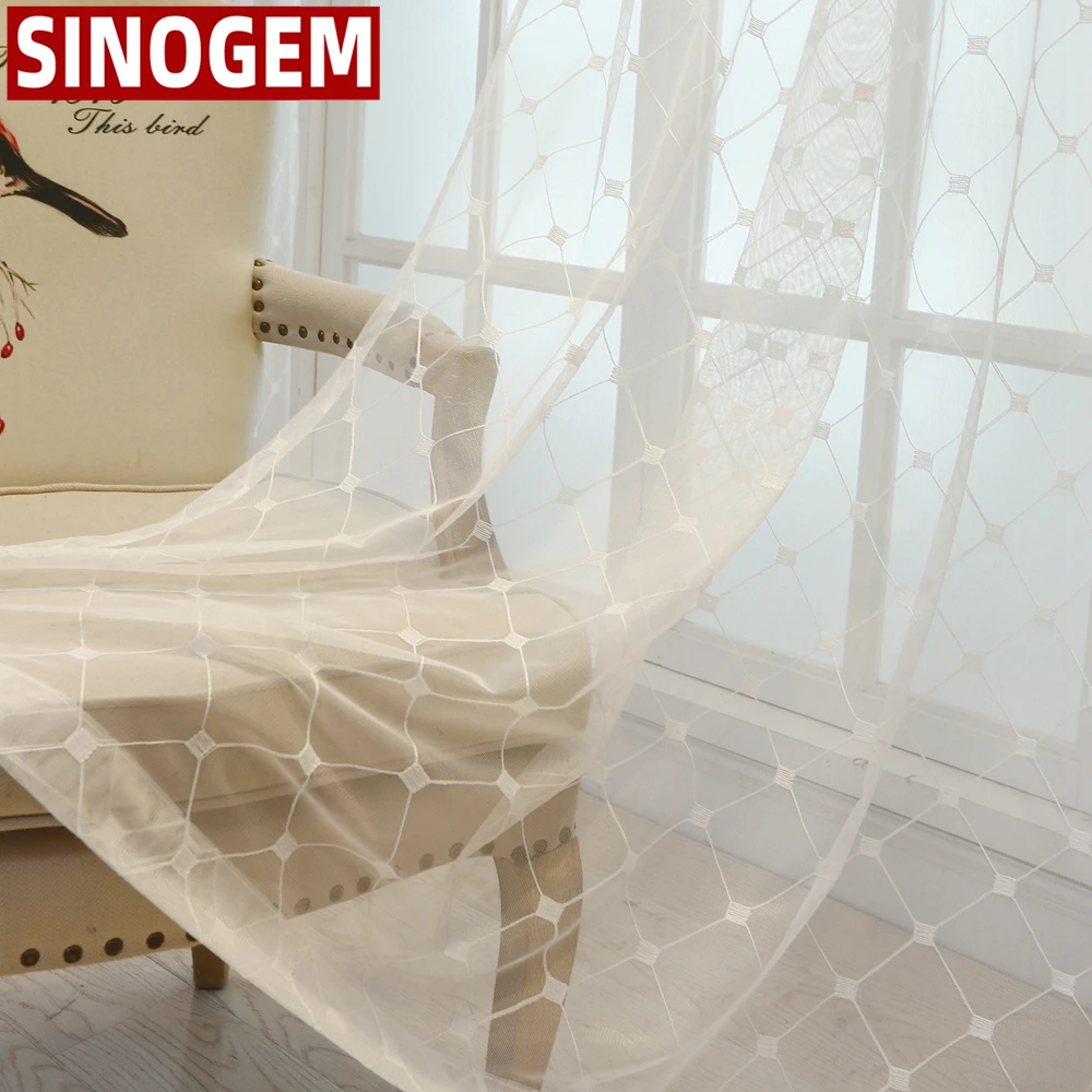 Sinogem плед отвесные занавески s полотенце вышивка для кухни гостиной спальни тюль