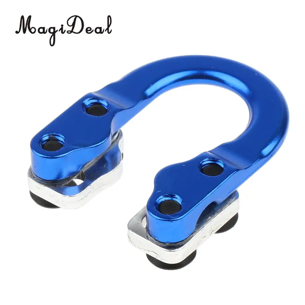 MagiDeal Archery Arrow Bow D Loop Metal D Ring Buckle Aluminum U Shape Compound Bow Accessories with Screwdrvier