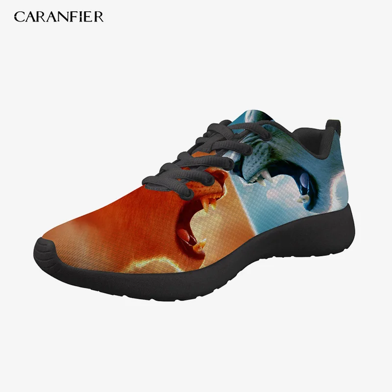 

CARANFIER Unisex Sneakers Cartoon Multicolor Casual Breathable Non-slip Round Toe Strap Running Shoes Four Seasons Universal