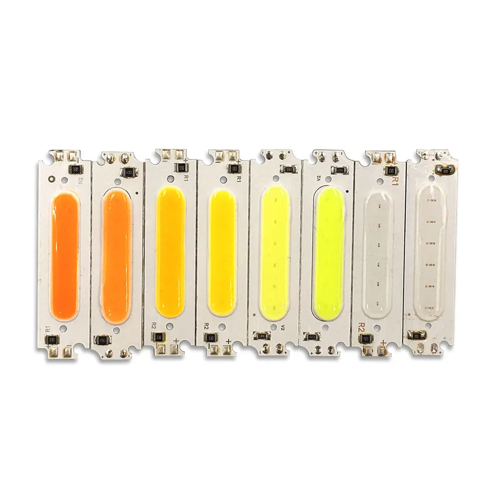 10 шт. 60*15 мм 12V 2W COB Светодиодный модуль светильник лампочка чип на плате для DIY авто