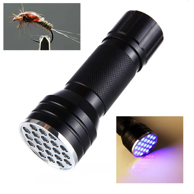 Wifreo 21 LEDs Fly Tying UV Curing Lamp Torch / Flashlight for Fly
