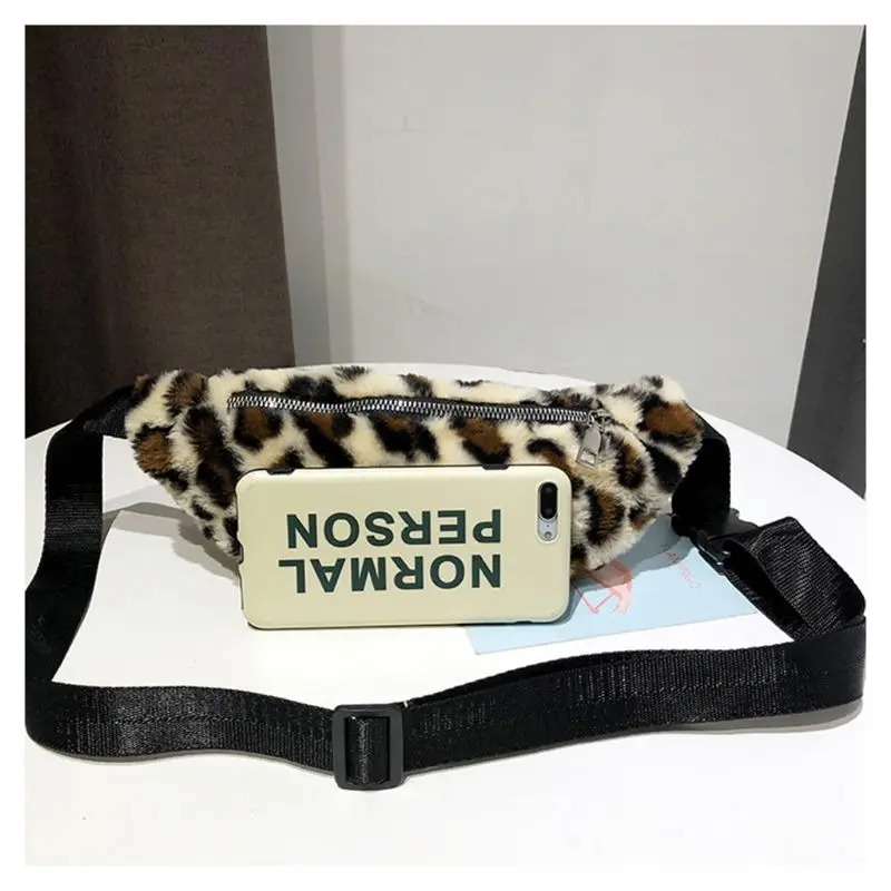 Женская поясная сумка для телефона леопардовая поясная сумка на ремне сумка через плечо Карманный Кошелек L9BE