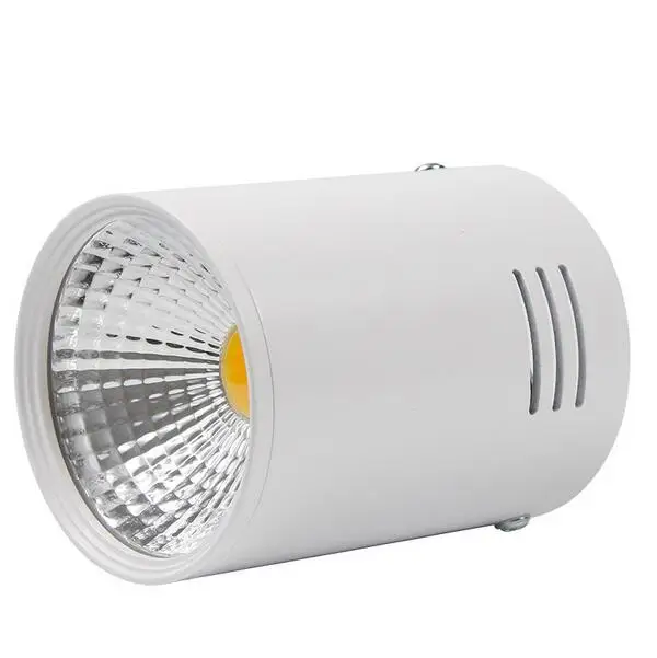 Поверхностного монтажа светодиодный Подпушка Свет удар 5 Вт 7 Вт LED Подпушка огни AC110V/220 В потолочный светильник белый /черный Корпус Цвет