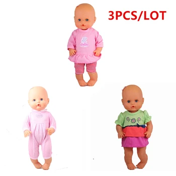

13inch Doll Clothes Fit 35cm Nenuco Doll Ropa y su Hermanita Accessories 1 Pink Red Outfit 1 Blue White Outfit 1 Colors Dress