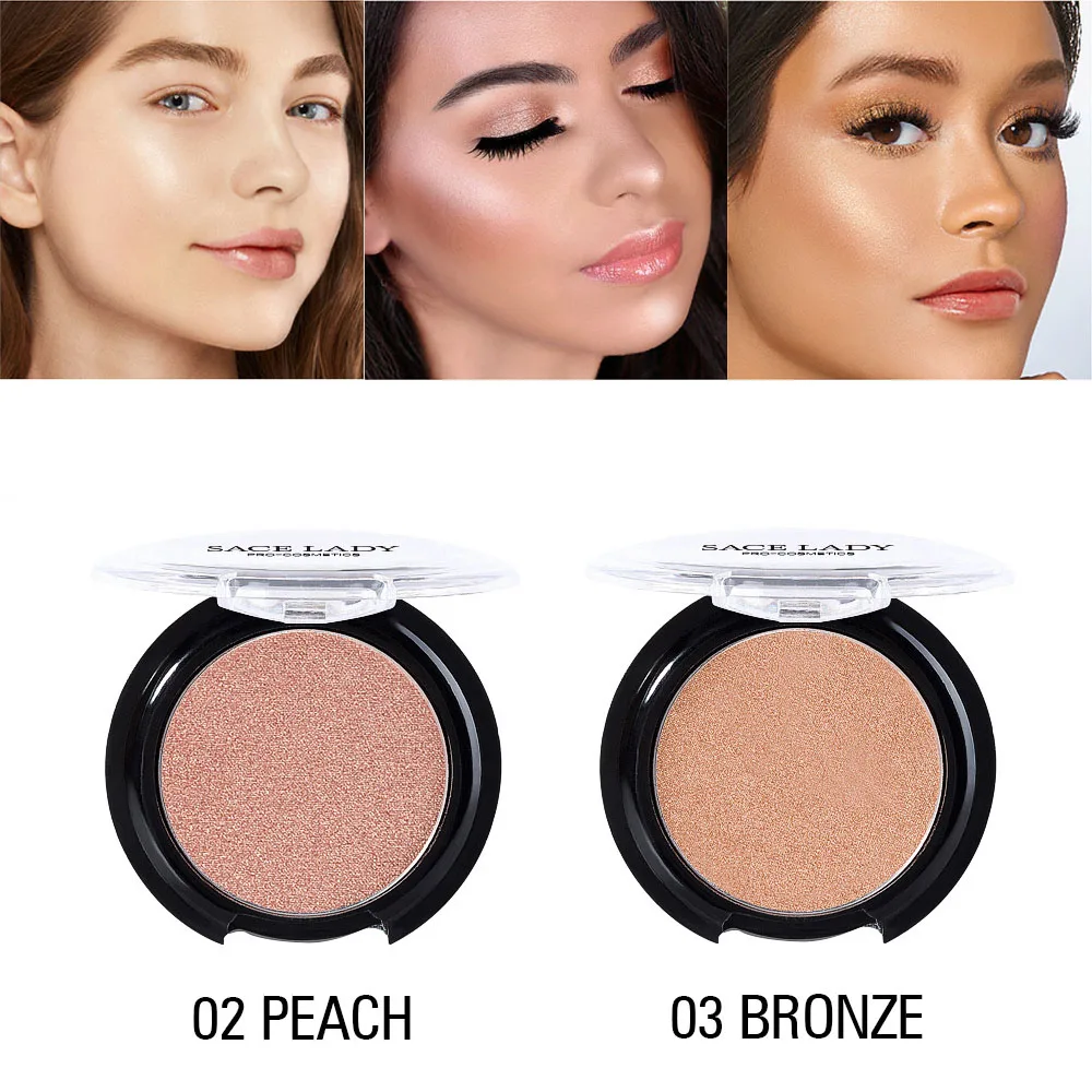 

1pcs Loose Highlighter Powder Lasting Waterproof Wet-look Highlighter Glow Kit Highlighter Palette Iluminador Maquillaje TSLM2